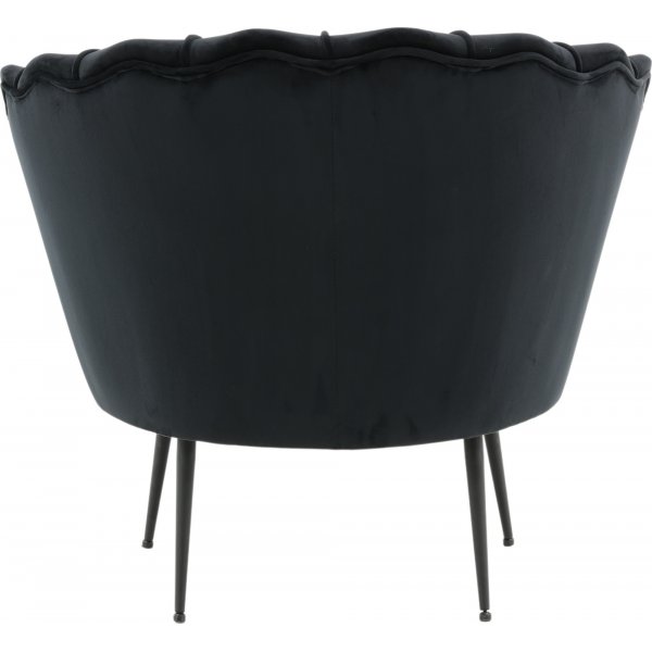 Ballini Sessel - Schwarzer Samt Ballini Sessel - Schwarzer Samt