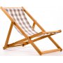 Repose Beach Liegestuhl - Grau/Wei