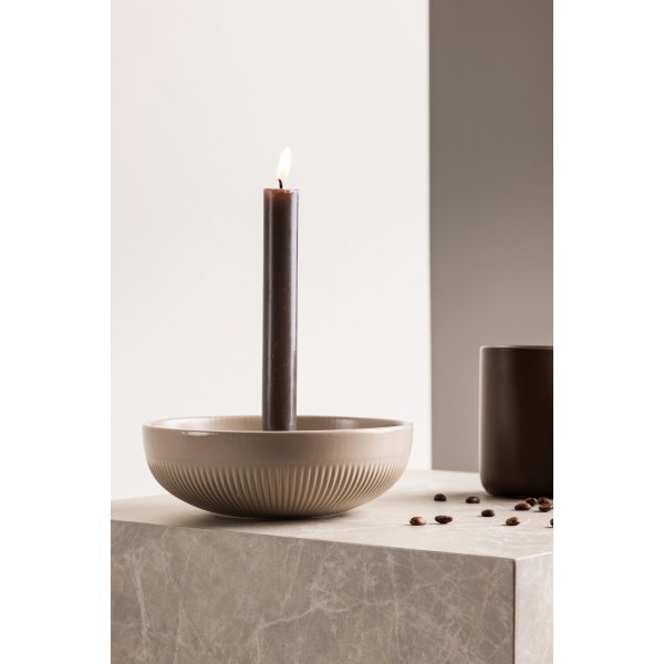 Posh Kerzenständer 18 x 6 cm - Beige Posh Kerzenständer 18 x 6 cm - Beige