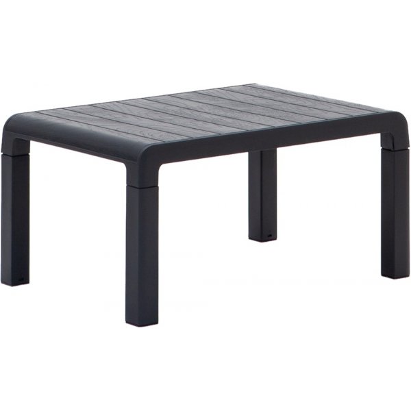 Loungegruppe Lara mit 3-Sitzer-Sofa, 2 Sesseln und Tisch - Anthrazit