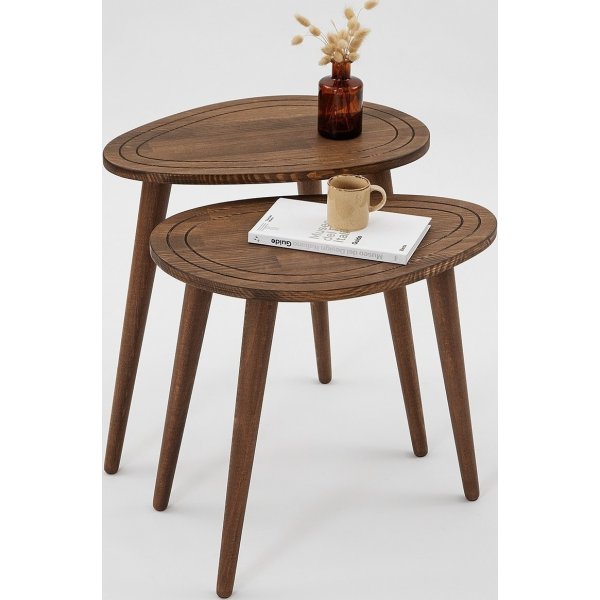 Ser Tisch 50 x 33 cm - Walnuss