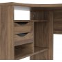 Function Plus Schreibtisch 145,1 x 81 x 76,8 cm - Walnuss