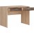 Nepo Plus Schreibtisch mit 2 Schubladen 100 x 59 cm - Eiche hell/Eiche dunkel