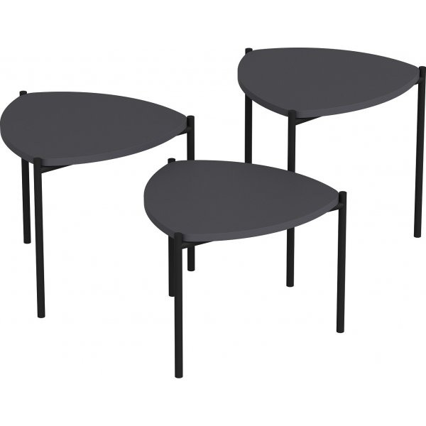 Lenny Tisch 45 x 45 cm - Anthrazit