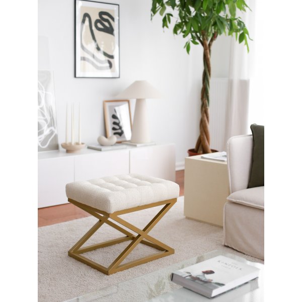 Altin Hocker - Creme