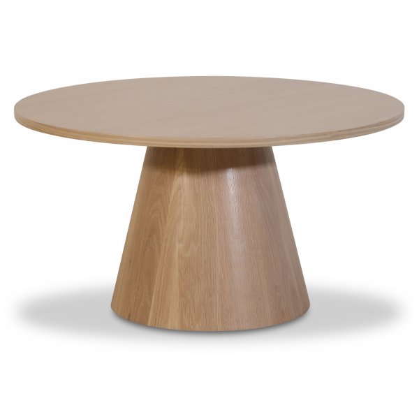 Cone runder Couchtisch 85 cm - Whitewash