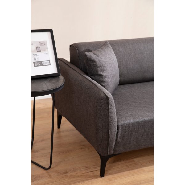 Belissimo 2-Sitzer-Sofa - Dunkelgrau