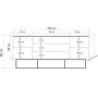 Quantum Verda Sideboard - Kiefer/schwarz