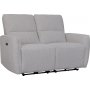 Chloe Kino elektrisches Relaxsofa 2-Sitzer - Helles Bouclè-Sofa