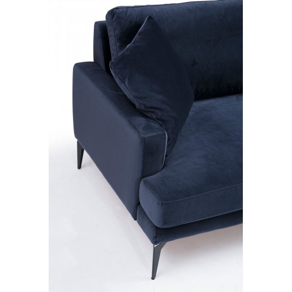 Papira 2-Sitzer-Sofa - Marineblau