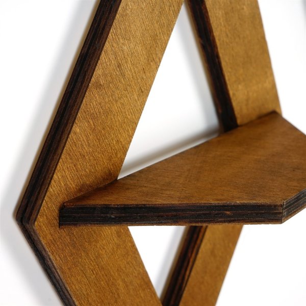 Rafa Wandregal 260 Walnuss