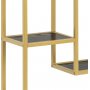 Seaford Wandregal 91 cm - Schwarz/Gold