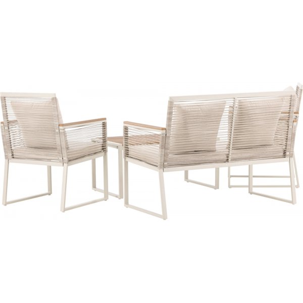 Sofagruppe Dallas - Beige/Hellgrau Sofagruppe Dallas - Beige/Hellgrau