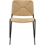 Stiletto-Esszimmerstuhl - Beige/Schwarz