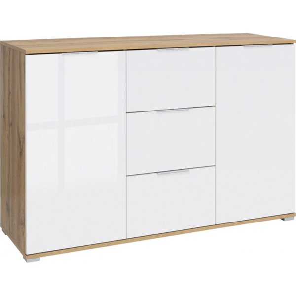 Zele Sideboard - Wotan Eiche/wei