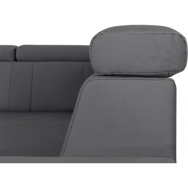 Lone Ecksofa links - Grau