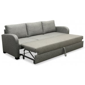 Asta Bettsofa nach vorne ausziebar / Pocket - grau Rocco 281