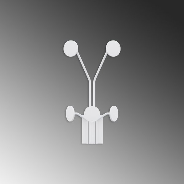 Giraffen-Kleiderbügel - Weiß Giraffen-Kleiderbügel - Weiß