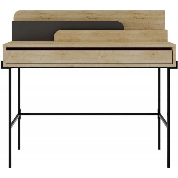 Leila Schreibtisch 108x60 cm - Eiche/anthrazit Leila Schreibtisch 108x60 cm - Eiche/anthrazit