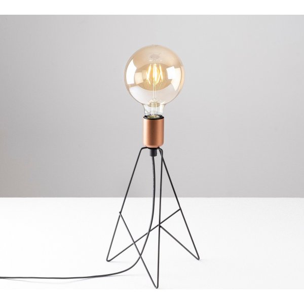 Pyramid Tischlampe - Schwarz/Kupfer