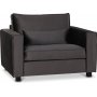 Adore 1,5-Sitzer-Sessel - Silbergrau (Samt)