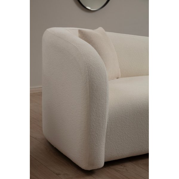 Asis 2-Sitzer-Sofa - Creme