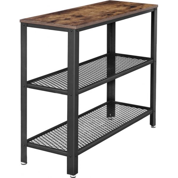 Lasse Konsolentisch 101,5 x 35 cm - Braun/Schwarz