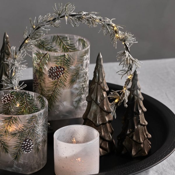 Wunderland-Weihnachtsbaum mit Lichtern - gro�