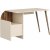 Suave Schreibtisch 125,2 x 60 cm - Heller Walnuss/Beige