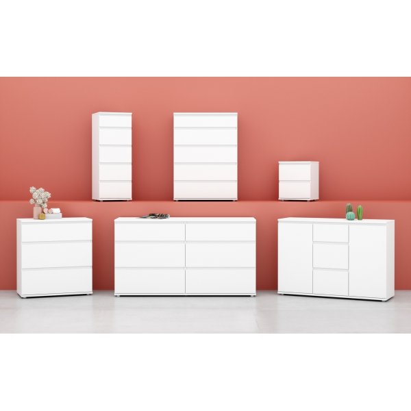 Nova Nachttisch - Wei