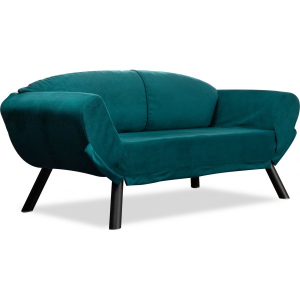 Genzo 2-Sitzer Schlafsofa - Blau