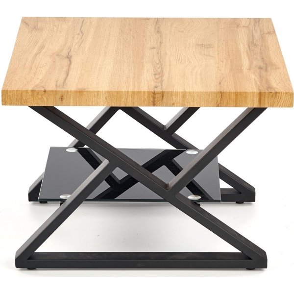 Catja Couchtisch 60 cm - Eiche/schwarz Catja Couchtisch 60 cm - Eiche/schwarz