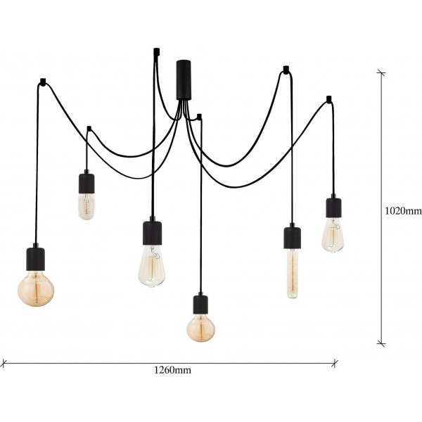 Kaluv Deckenleuchte 928 - Schwarz