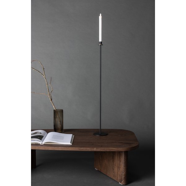 Hogehall LED-Kerzenständer H102 cm - Schwarz/Weiß Hogehall LED-Kerzenständer H102 cm - Schwarz/Weiß