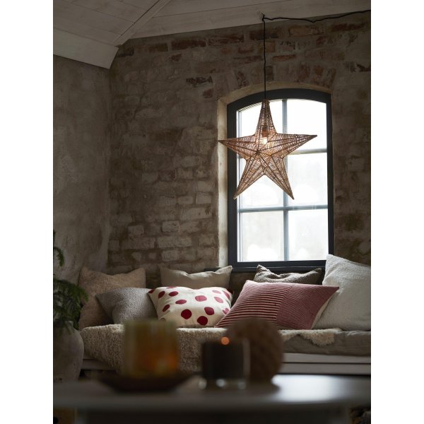 Dorte Kissenbezug 50 x 50 cm - Rot