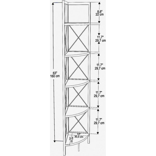 Remo B�cherregal - Wei�