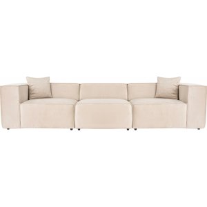 Lora 3-Sitzer-Sofa - Creme