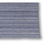 Handgewebter Wollteppich Island - Blau
