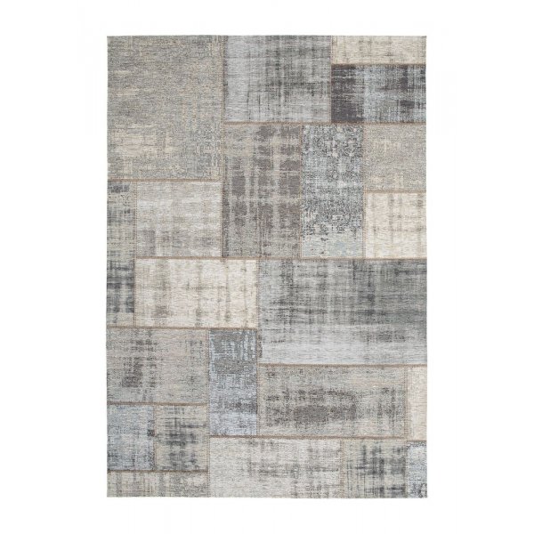 Stracciatella Patchwork-Teppich - Hell/Natur