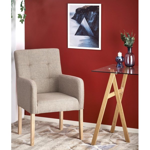 Marit Sessel - Beige (Stoff) + Textilpflege für Möbel Marit Sessel - Beige (Stoff) + Textilpflege für Möbel