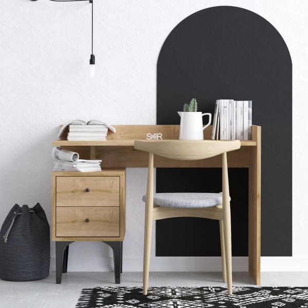 Zeckenschreibtisch 100 x 45 cm - Eiche Zeckenschreibtisch 100 x 45 cm - Eiche