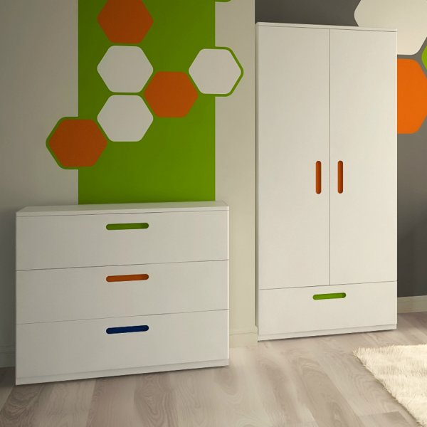 Tanja Kommode 3 - Wei�