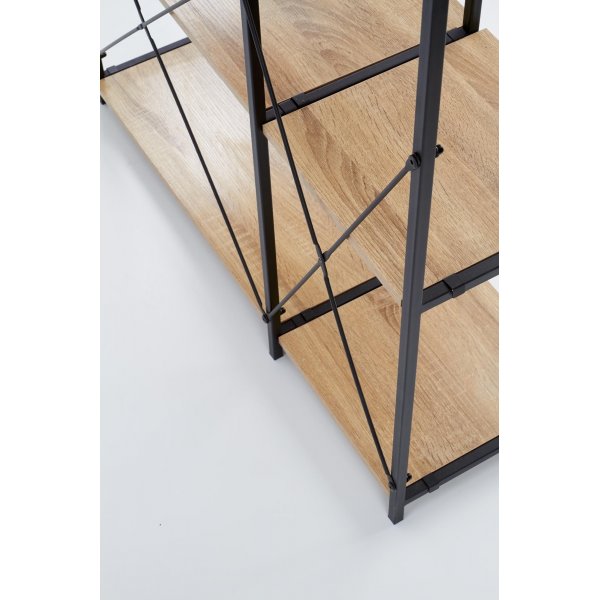 B�cherregal Agave - Sonoma-Eiche/schwarz