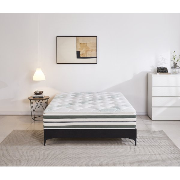 Matratze mit integrierter Matratzenauflage - Taschensystem 5-Zonen Matratze mit integrierter Matratzenauflage - Taschensystem 5-Zonen