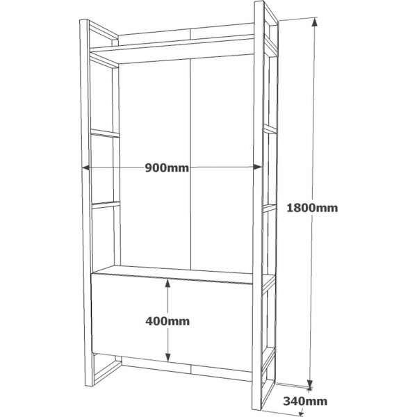 Flurmbel aus Metall 17 - Kiefer