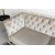 Milton Chesterfield 3-Sitzer Sofa - Beiger Samt + Mbelpflegeset fr Textilien