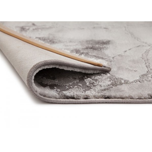 Maschinengewebter Teppich - Craft Concrete Silver