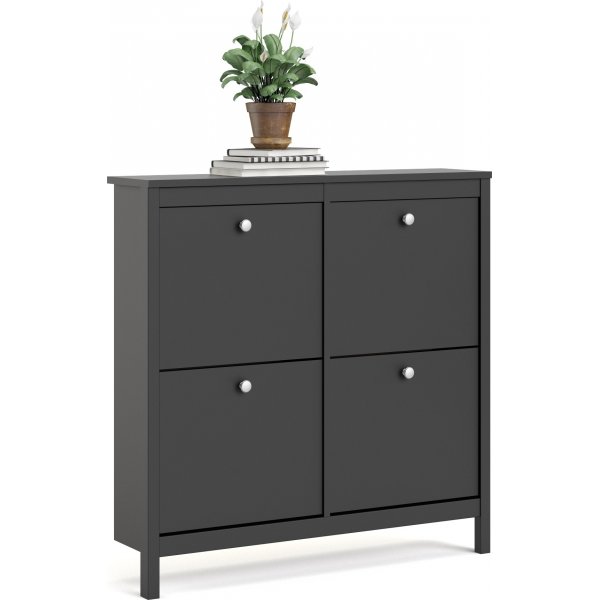 Schuhschrank Madrid - Schwarz Schuhschrank Madrid - Schwarz