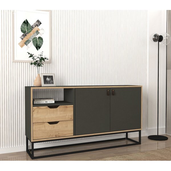 Dolores Sideboard - Saphir/Anthrazit Dolores Sideboard - Saphir/Anthrazit