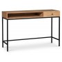 Stilo V.2 Schreibtisch mit Schublade 120 cm Eiche gelt